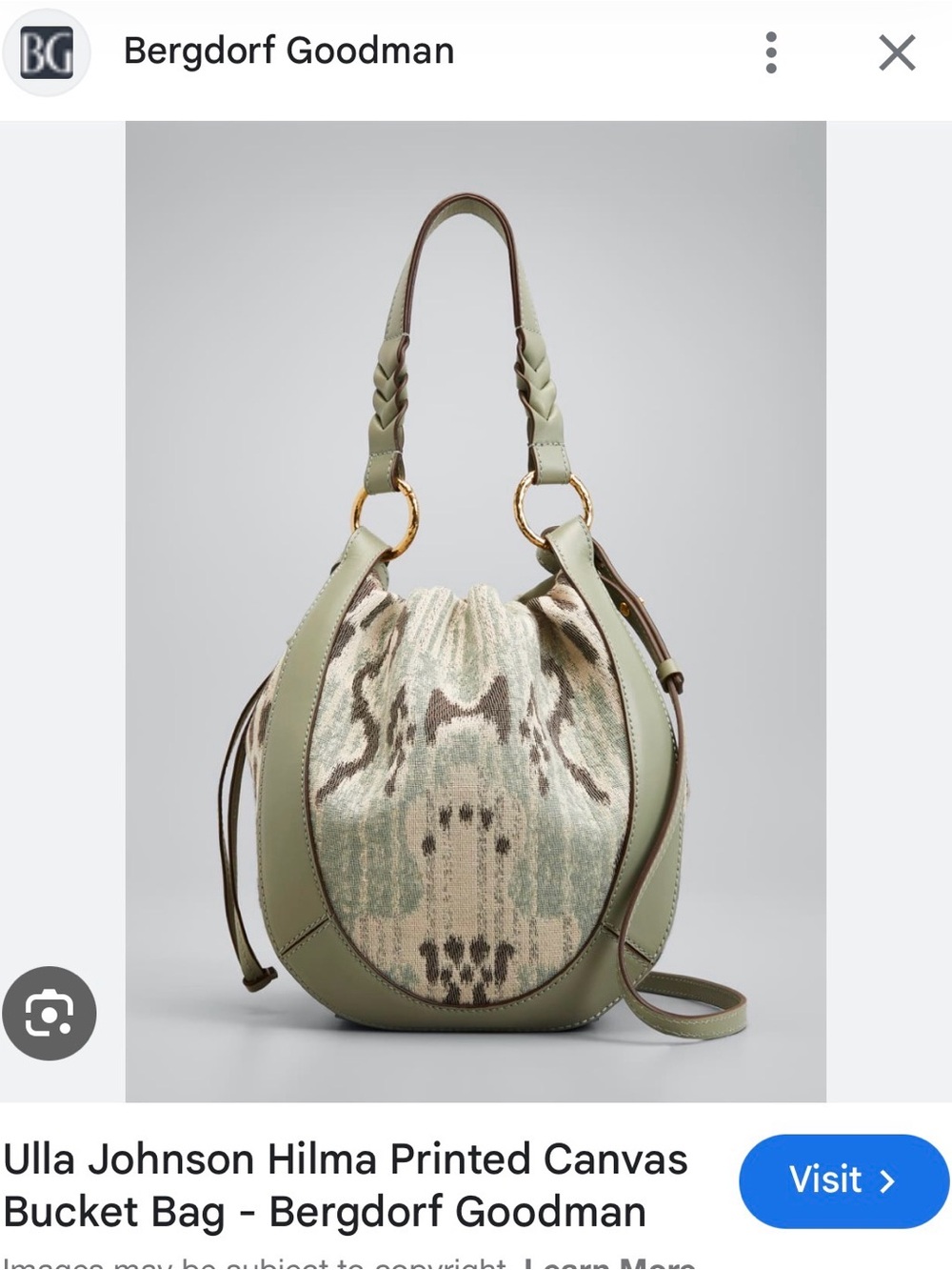 Ulla Johnson printed Hilma Bag - Picture 7 of 7